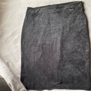 Calvin Klein Charcoal Pencil Skirt